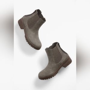 Women's Double Zipper Boot Gray